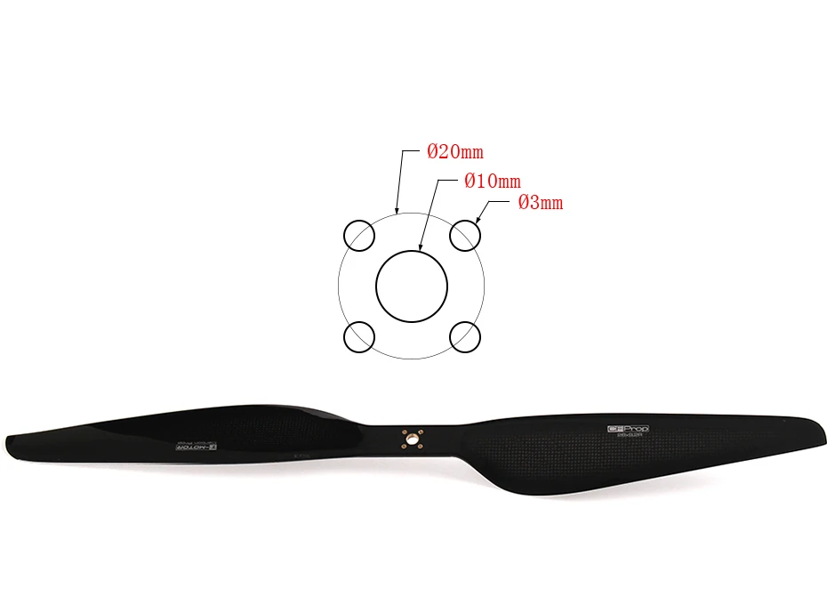 T-MOTOR G28*9.2" Prop - 2pcs/pair CW CCW Glossy Carbon Fiber Prop Propellers for rc agriculture uav drone propeller 7