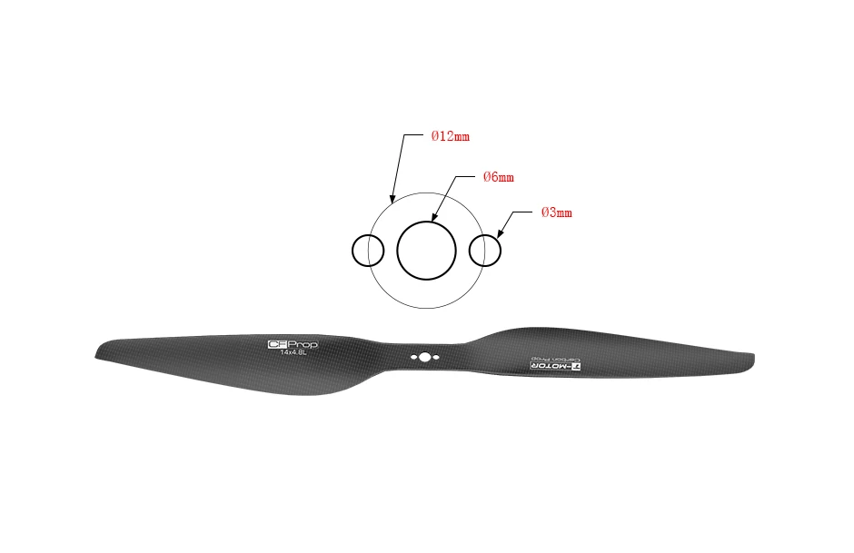 T-Motor P14 Inch propeller - P14*4.8" Helicopter propeller CW CCW customized waterproof dc motor propeller for drone 7