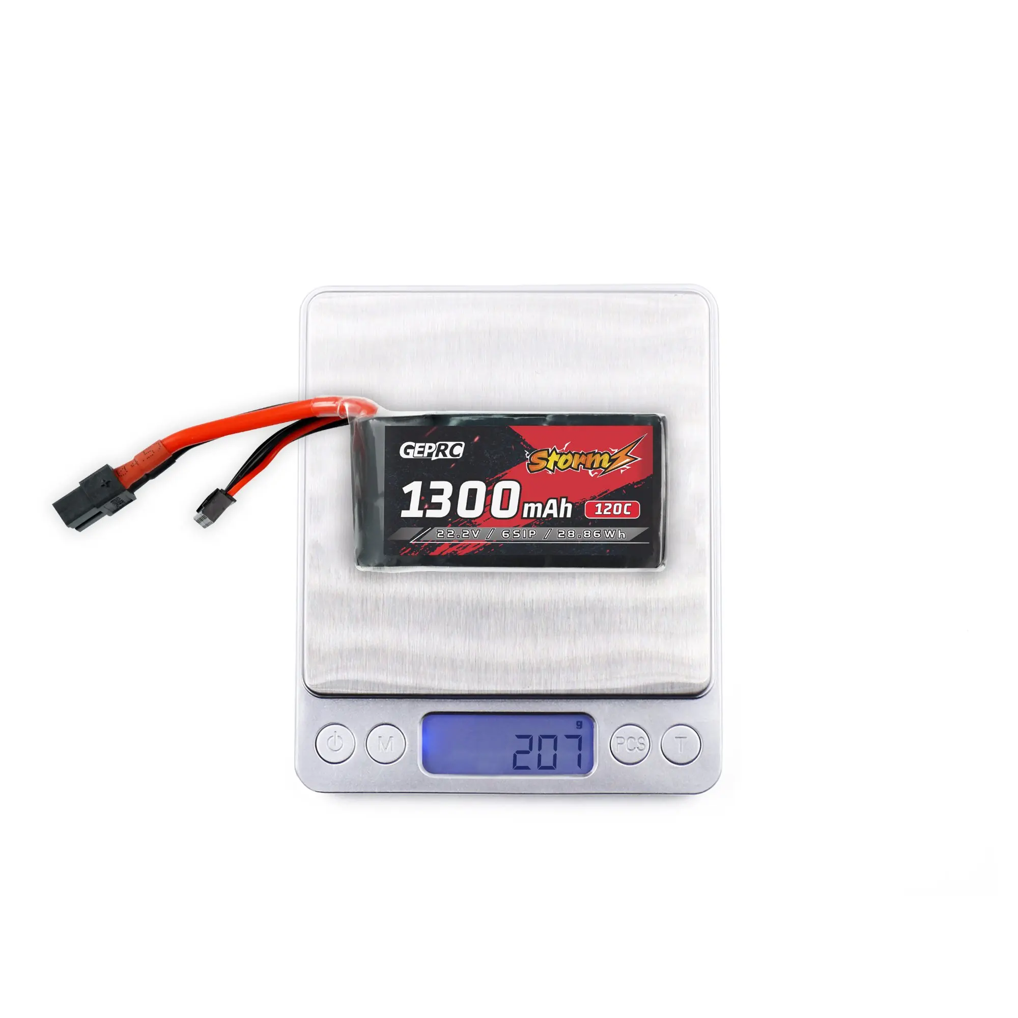 GEPRC Storm 6S 1300mAh 120C Lipo Battery, GEPRC Srmm 1300mAh 120c BBo2V GSIP