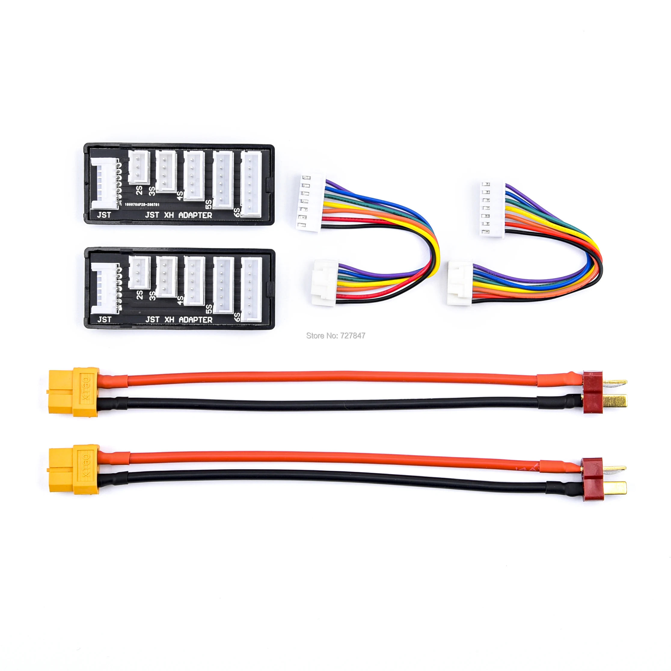 2pcs XT60/XT30/JST/T Plug Charging Cable +2pcs JST-XH Balance Board For ISDT D2 P10 P20 Hota D6 P6 ToolkitRC M6D Balance Charger 17