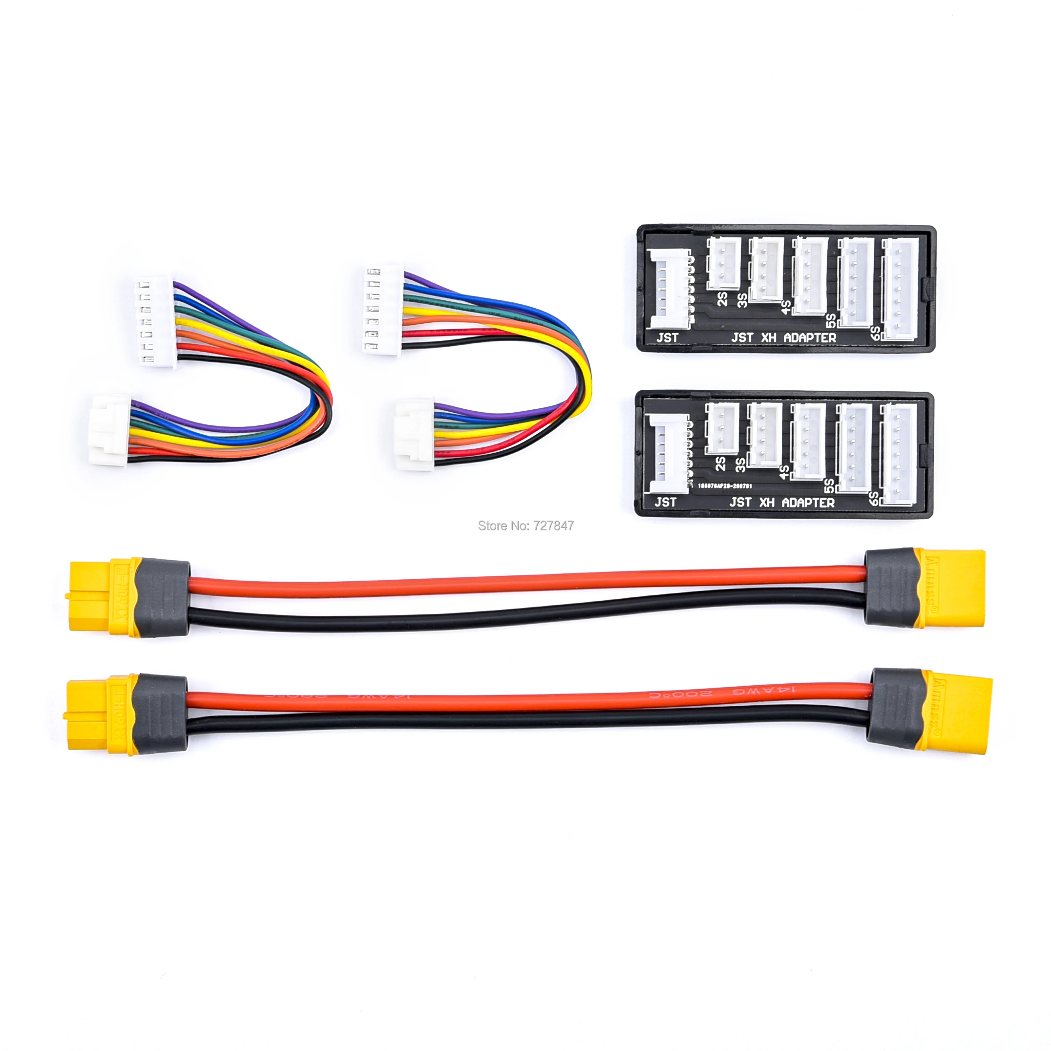2pcs XT60/XT30/JST/T Plug Charging Cable +2pcs JST-XH Balance Board For ISDT D2 P10 P20 Hota D6 P6 ToolkitRC M6D Balance Charger 18