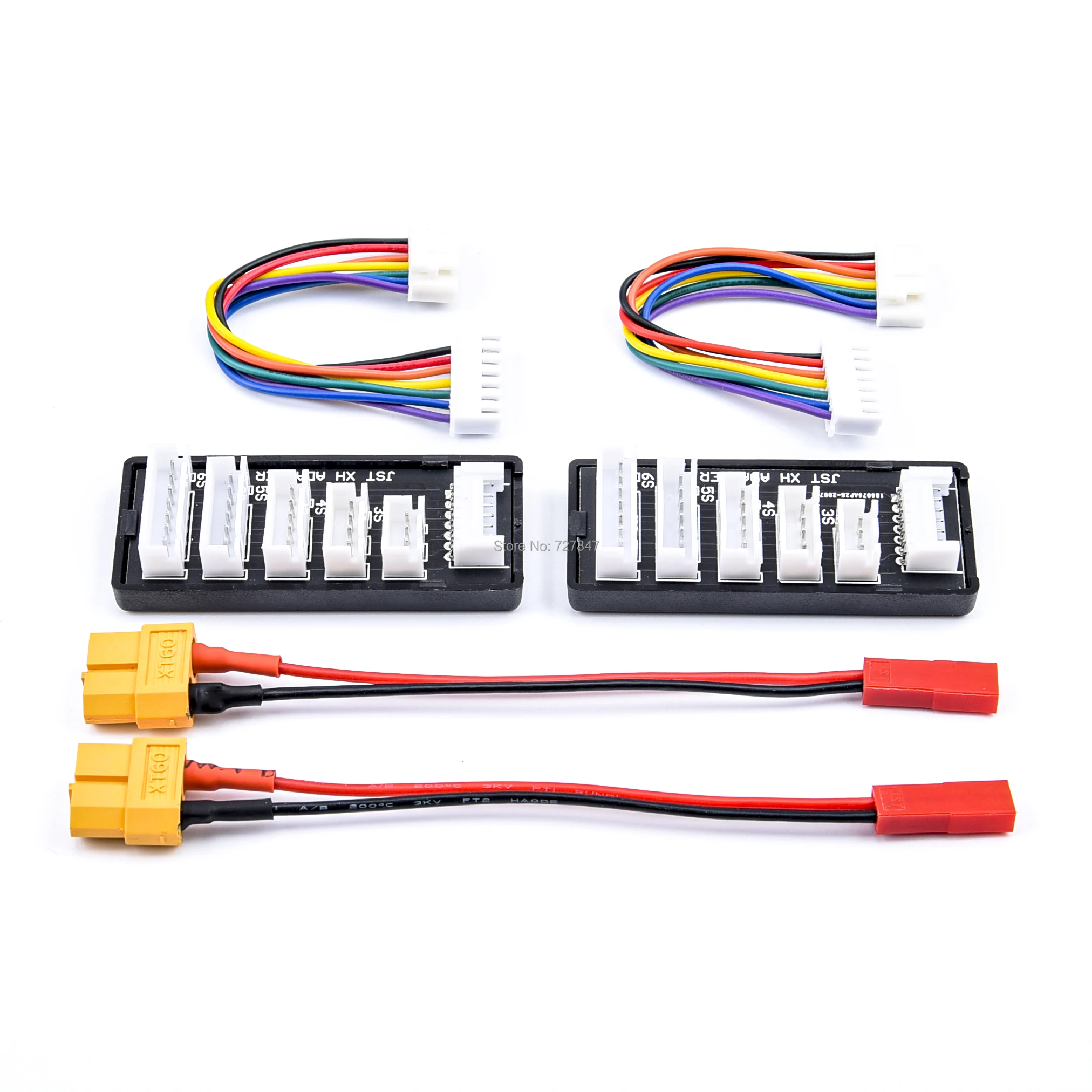2pcs XT60/XT30/JST/T Plug Charging Cable +2pcs JST-XH Balance Board For ISDT D2 P10 P20 Hota D6 P6 ToolkitRC M6D Balance Charger 19