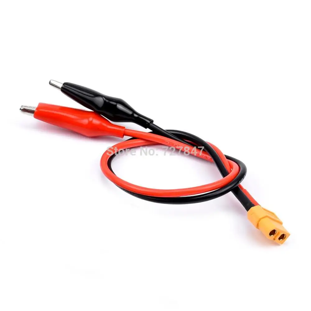 FPV Drone Charger Cable - Universal Charger Cable XT60 Male / Female to Crocodile Clip Conector Plug 14Awg Wire Cable 18 H2e69fe47687d433d9f3d388cf994bee27