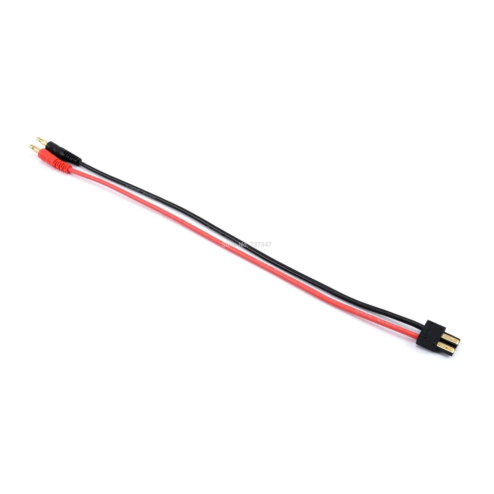 كابل شحن الطائرة بدون طيار FPV - 20 سم EC3 EC5 XT30 XT60 XT90 MPX TRX T Plug Charge يؤدي إلى 4.0 مم كابل شحن مقابس الموز سلك السيليكون 14AWG لبطارية ليبو 26