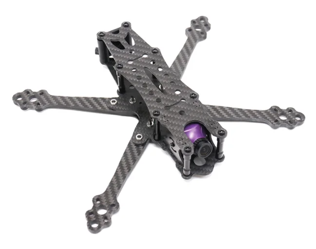طقم إطارات 5 بوصة FPV - ذراع حورية البحر من ألياف الكربون 220 220 مم 5 بوصة 5 مم مع أجزاء مطبوعة ثلاثية الأبعاد لطائرة سباق RC FPV بدون طيار 10