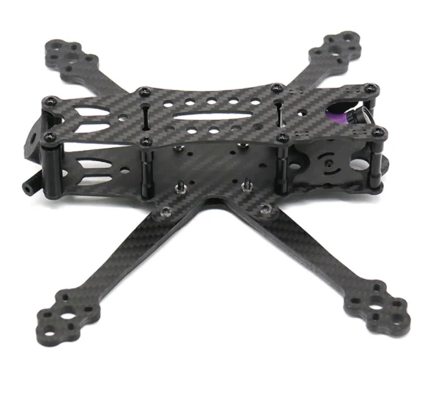طقم إطارات 5 بوصة FPV - ذراع حورية البحر من ألياف الكربون 220 220 مم 5 بوصة 5 مم مع أجزاء مطبوعة ثلاثية الأبعاد لطائرة سباق RC FPV بدون طيار 12