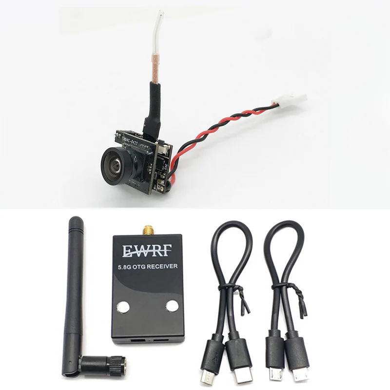 EWRF 5.8G 48CH 720*480 FPV UVC OTG هاتف استقبال فيديو هابط و40CH 25mW 700TV كاميرا VTX صغيرة لطراز RC طائرة بدون طيار جزء السيارة 9