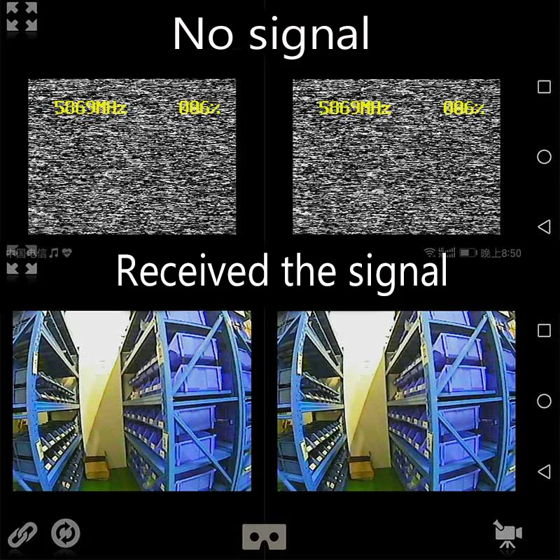 EWRF 5.8G 48CH 720*480 FPV UVC OTG هاتف استقبال فيديو هابط و40CH 25mW 700TV كاميرا VTX صغيرة لطراز RC طائرة بدون طيار جزء السيارة 22