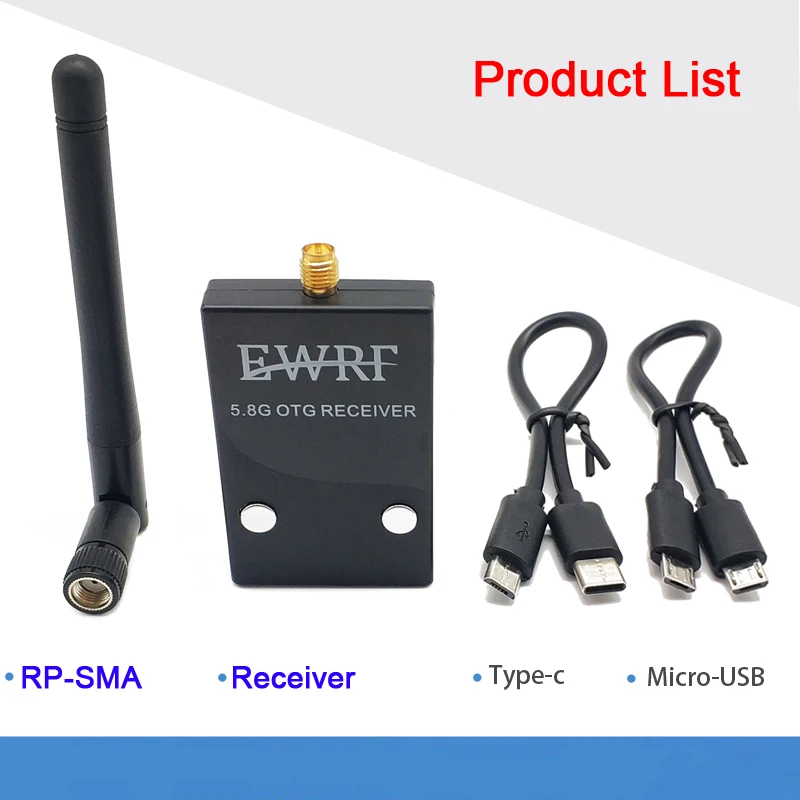 EWRF 5.8G 48CH 720*480 FPV UVC OTG هاتف استقبال فيديو هابط و40CH 25mW 700TV كاميرا VTX صغيرة لطراز RC طائرة بدون طيار جزء السيارة 26