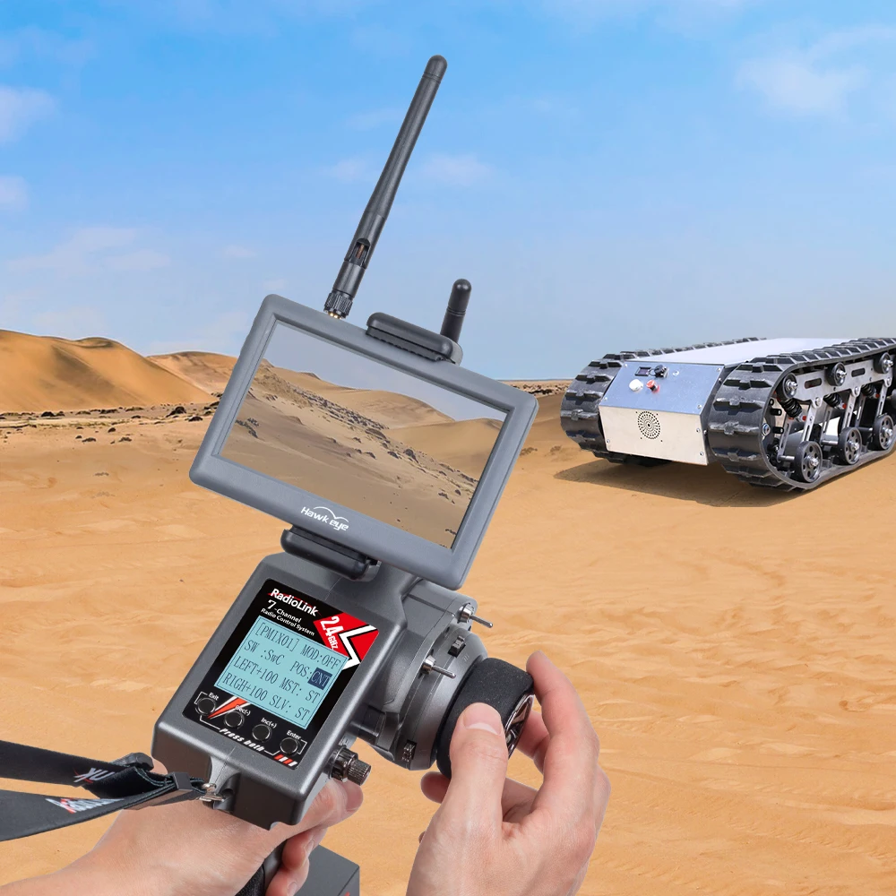 شاشة Hawkeye Little Pilot 5.8G FPV - شاشة 480×272 مقاس 4.3 بوصة و48 قناة FPV جهاز استقبال مدمج لطائرة RC بدون طيار 8