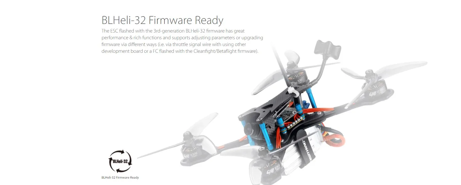 Hobbywing XRotor Micro 60A 4in1 BLHeli-32 DShot1200 3-6S ESC لطائرة سباق FPV بدون طيار كوادكوبتر 5
