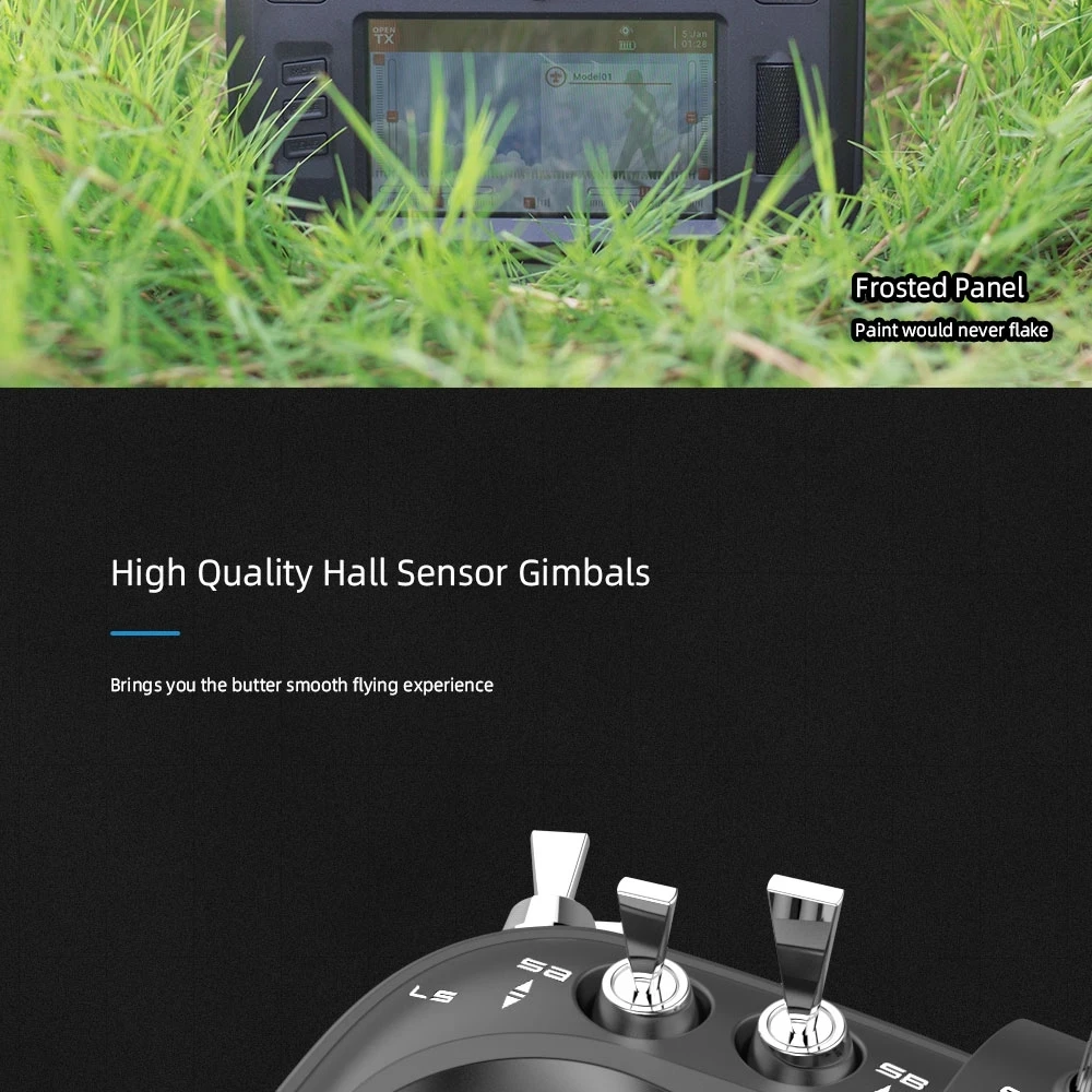 RadioKing TX18S/Lite Transmitter, High Quality Hall Sensor Gimbals Brings you the butter smooth flying experience 5a L