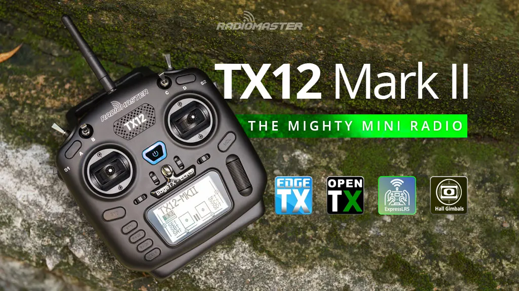 RadioMaster TX12 MKII 16ch Hall Gimbals Support OPENTX and EDGETX Remote Control Transmitter 7 RADioMASTER TX12 MarkII THE MIGHTY MINI RAD