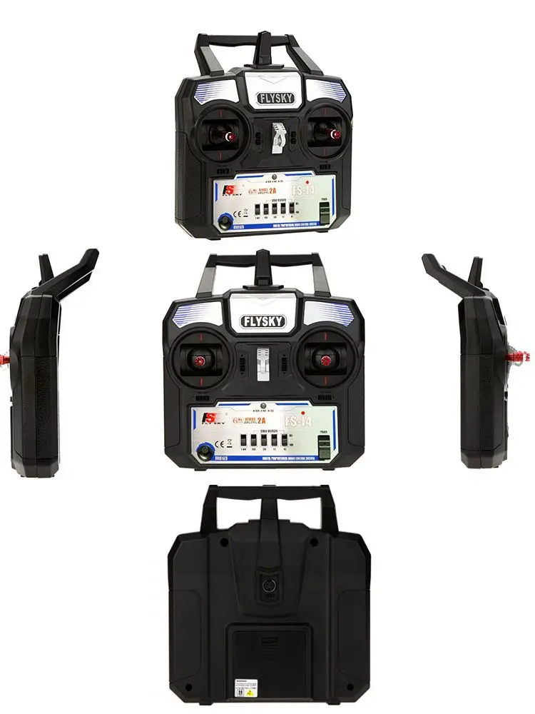 جهاز إرسال Flysky FS-i4 - نظام راديو 2A 2.4 جيجا هرتز 4CH AFHDS لطائرة هليكوبتر شراعية RC مع جهاز استقبال FS-A6 8 Flysky FS-i4 Transmitter - 2A 2.4GHz 4CH