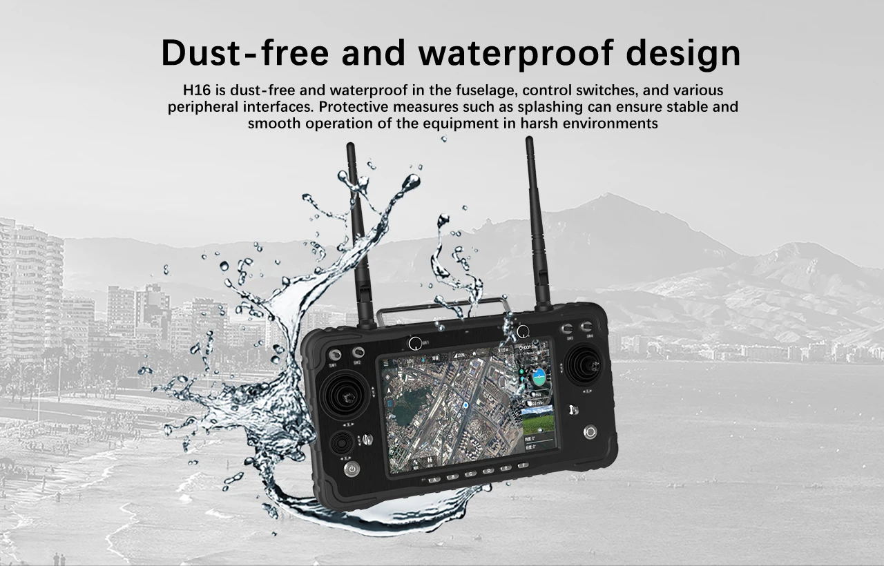 CUAV Black H16, H16 is dust-free and waterproof in the fuselage; control switches, and various peripheral