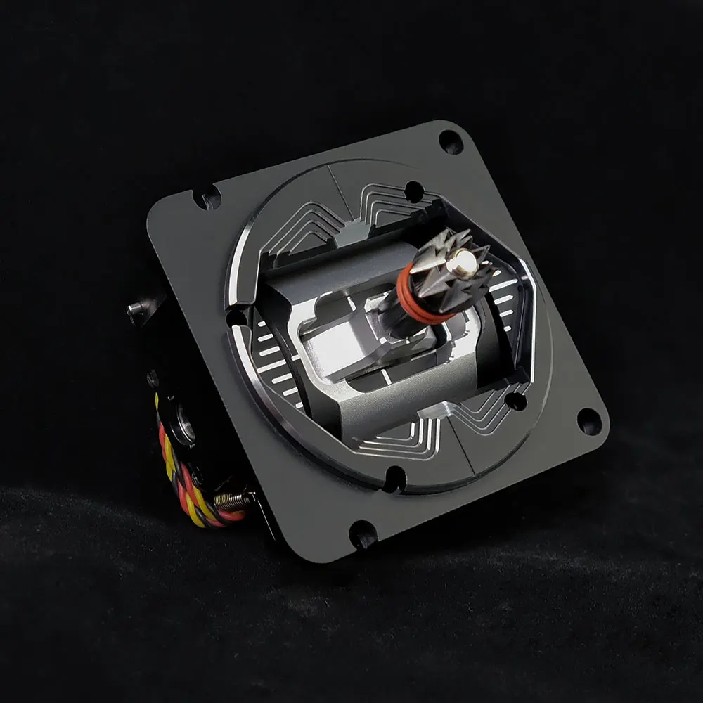 RadioMaster AG01 صمام خانق CNC كامل وقاعة توسيط Gimbal لجهاز إرسال TX16s 12 Featuring front accessible tension and travel adjustment for easy fine tuning