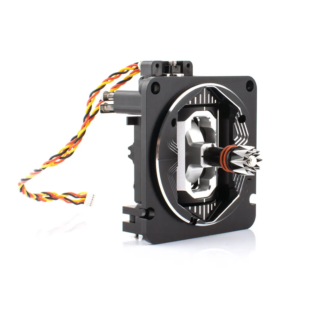 RadioMaster AG01 صمام خانق CNC كامل وقاعة توسيط Gimbal لجهاز إرسال TX16s 16 CNC Gimbal AG01 Sensing type: Hall Working voltage: DC 3.3V