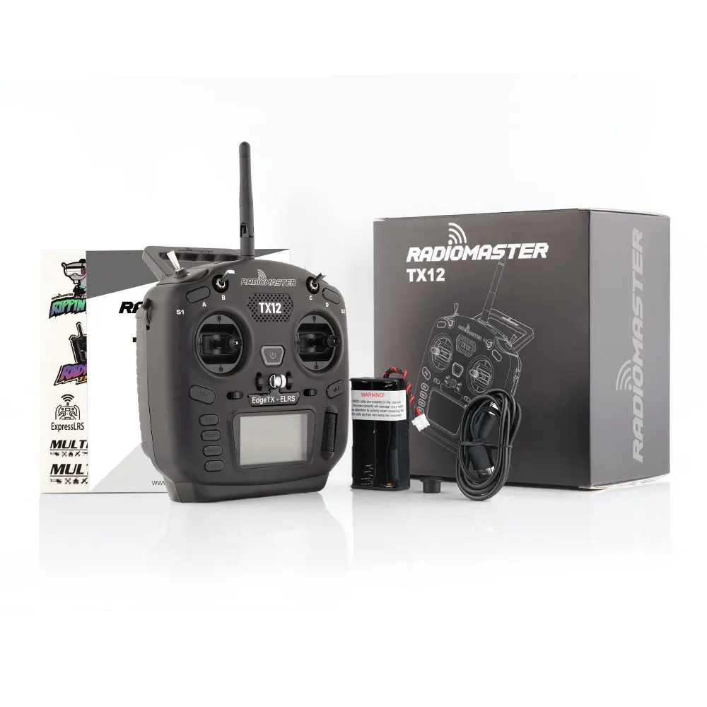 جهاز إرسال راديو رقمي جديد من RadioMaster TX12 MKII ELRS EdgeTX متعدد الوحدات متوافق مع TBS CROSSFIRE MICRO TX V2 28 radioMASTER RadioraS183 TX12 TXI2 EdgeTX