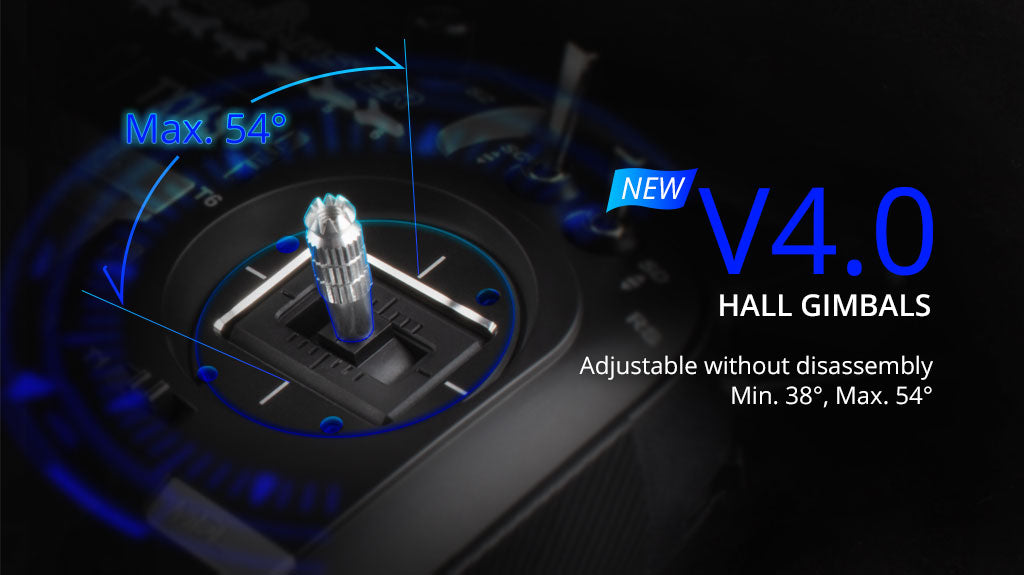 وحدة التحكم الراديوية RadioMaster TX16S Mark II (الوضع 2) 12 Max. 540 HALL GIMBALS Adjustable without disassembly
