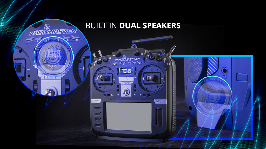 وحدة التحكم الراديوية RadioMaster TX16S Mark II (الوضع 2) 16 RabioAS1ER RpioLARSUERR TXI6S