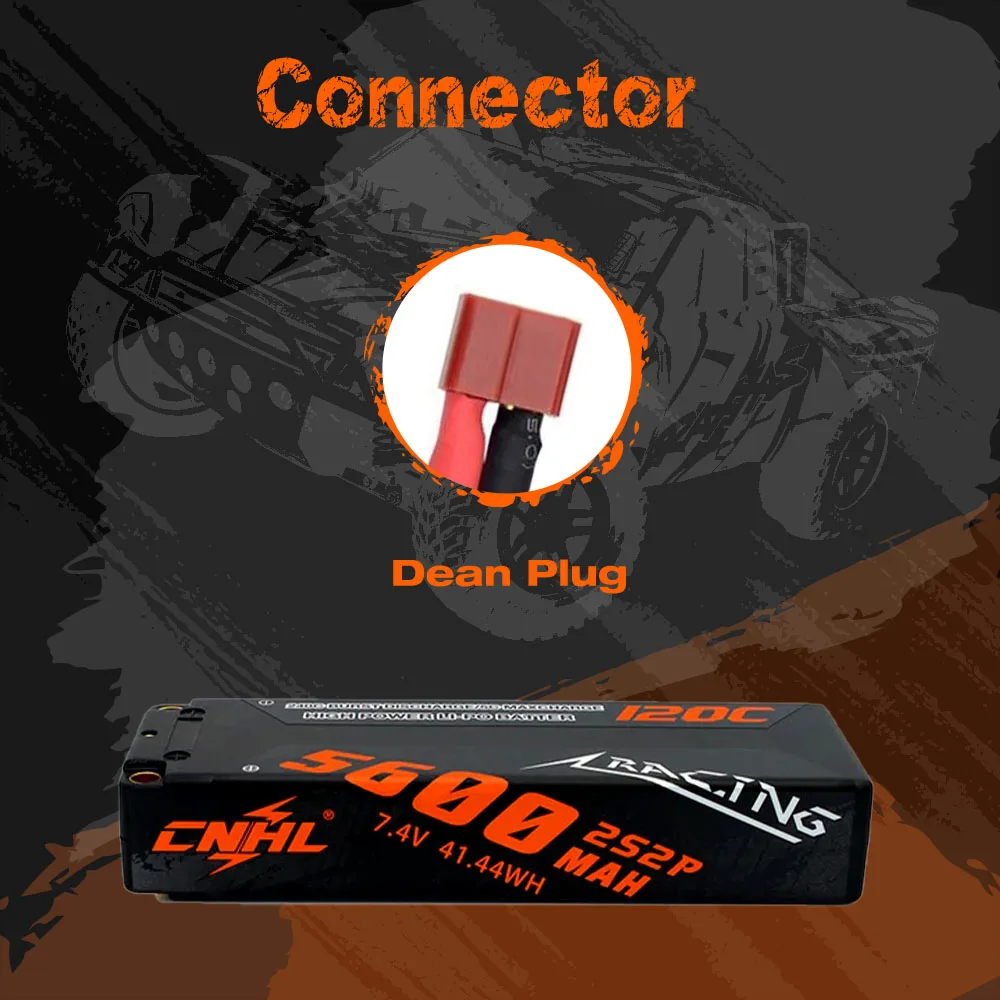 CNHL 7.4V 5600mAh Lipo 2S Battery for FPV Drone, Dean Plug WaaonaneleWenanadanennctn T It
