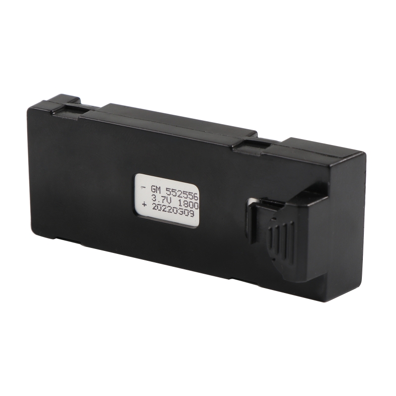 M2EC 3.7V 1800mAh RC Drone Battery Accessory Compatible with E88 E88PRO E88 MAX, Charger Mini Drone Battery Replacement Modular Battery 13 Lithium battery equipped with a plastic housing, which can protect the battery