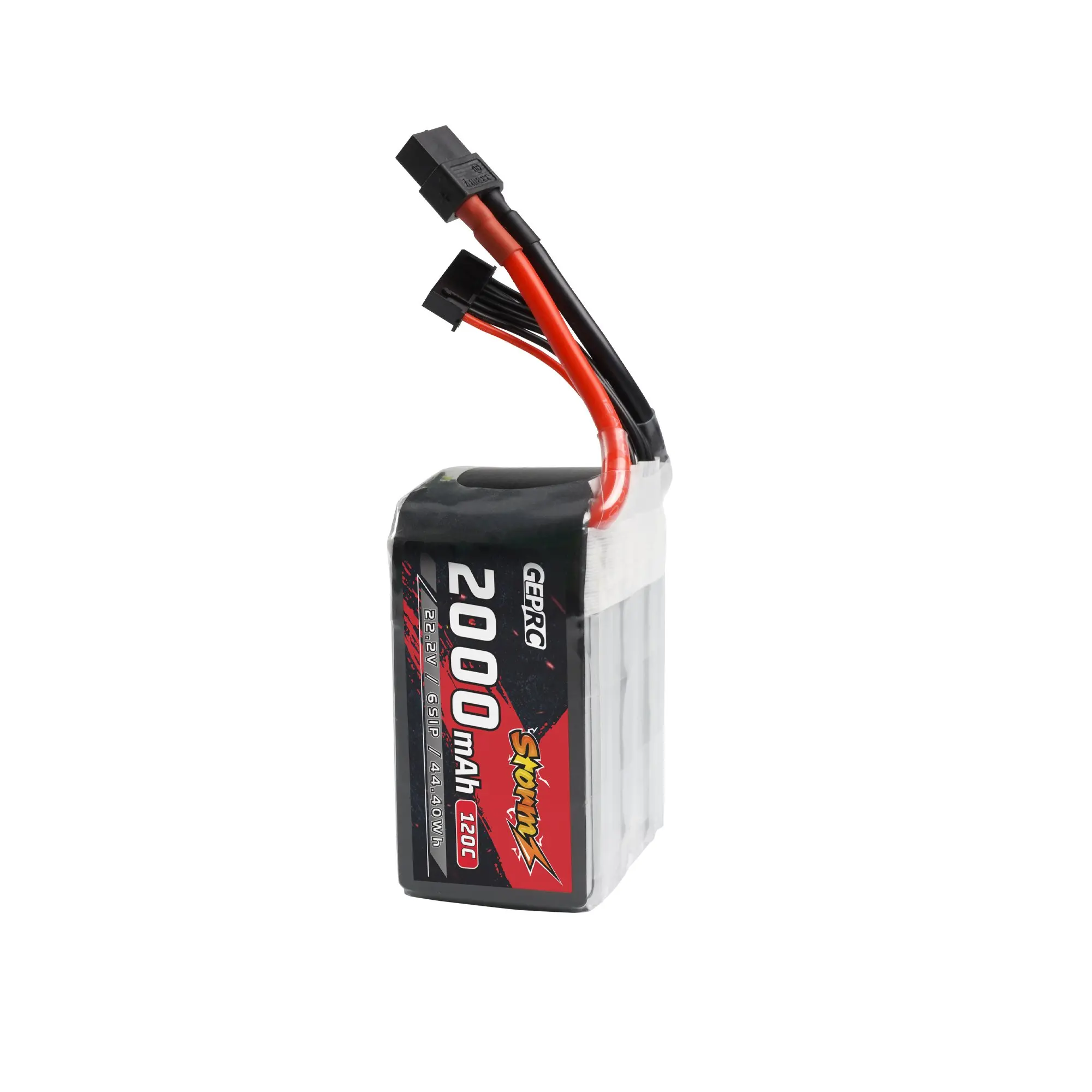 بطارية ليبو GEPRC Storm 6S 2000mAh 120C - مناسبة لطائرة بدون طيار من سلسلة 3-7 بوصة لبطارية RC FPV Quadcopter Freestyle Series FPV 9 GEPRC Storm 6S 2000mAh 120C Lipo Battery, it's able to continue to discharge at a high multiplier, the current output