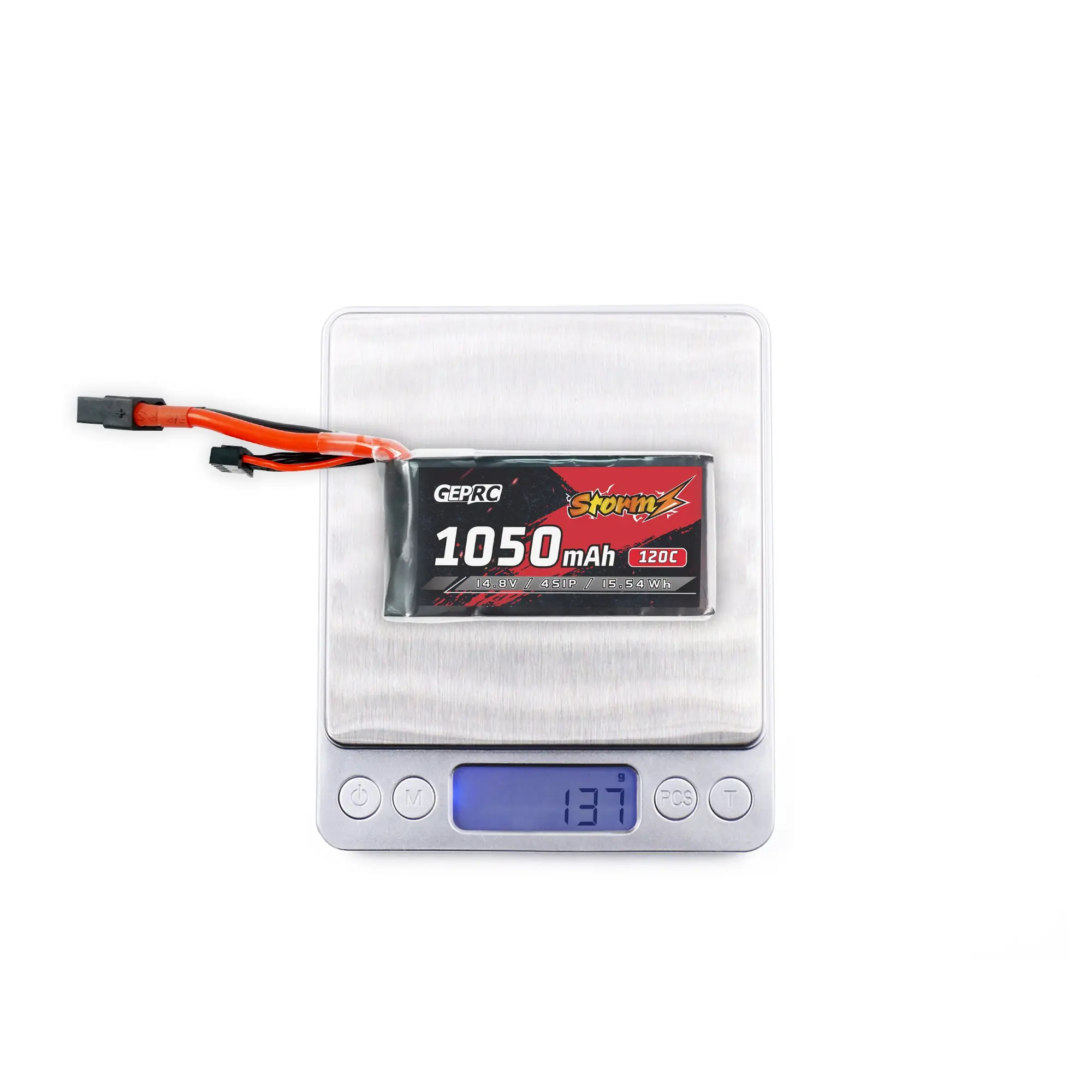 GEPRC Storm 4S 1050mAh 120C Lipo FV Battery, GEPRC Srorm 1050mAh 120c Ia.8V 4S
