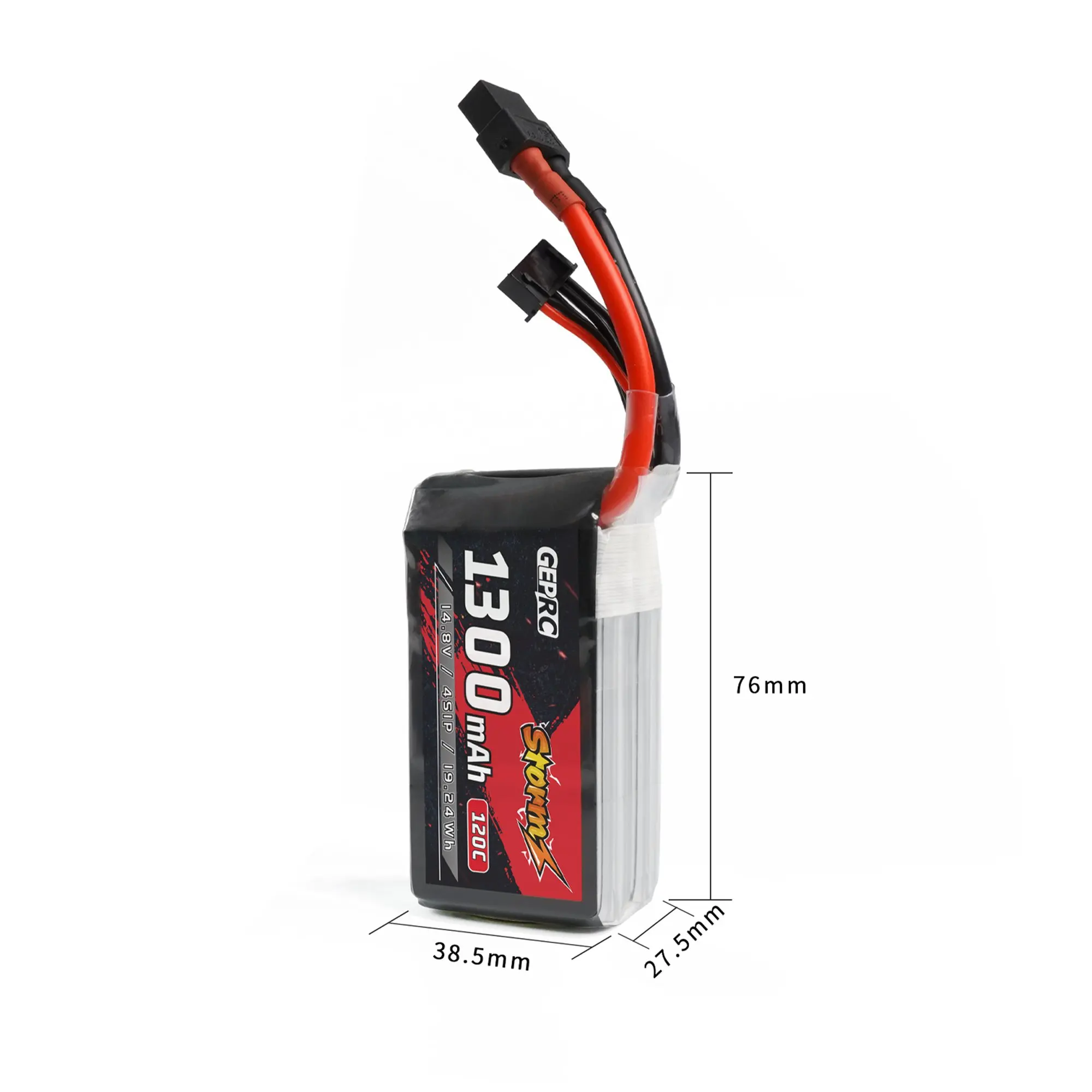 بطارية ليبو GEPRC Storm 4S 1400mAh 120C - مناسبة للطائرة بدون طيار من سلسلة 3-5 بوصة لطائرة RC FPV Quadcopter Freestyle Series بدون طيار أجزاء بطارية FPV 10 GEPRC Storm 4S 1400mAh 120C Lipo Battery, Q: What is the appropriate charging rate C for the battery
