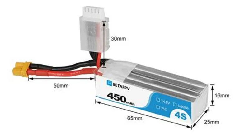3omm SOmm 16mm 65mmn 4S 25mm IBETAFPV