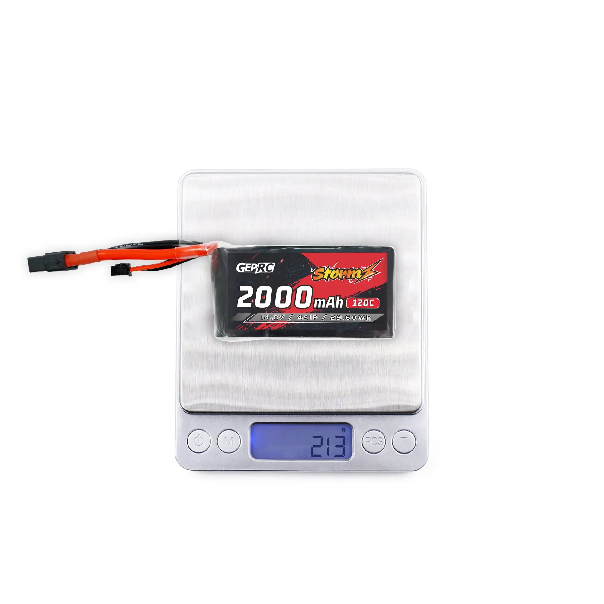 GEPRC Storm 4S 2000mAh 120C Lipo Battery, GEPRC Srorm zo00mAhc 120c I.8V