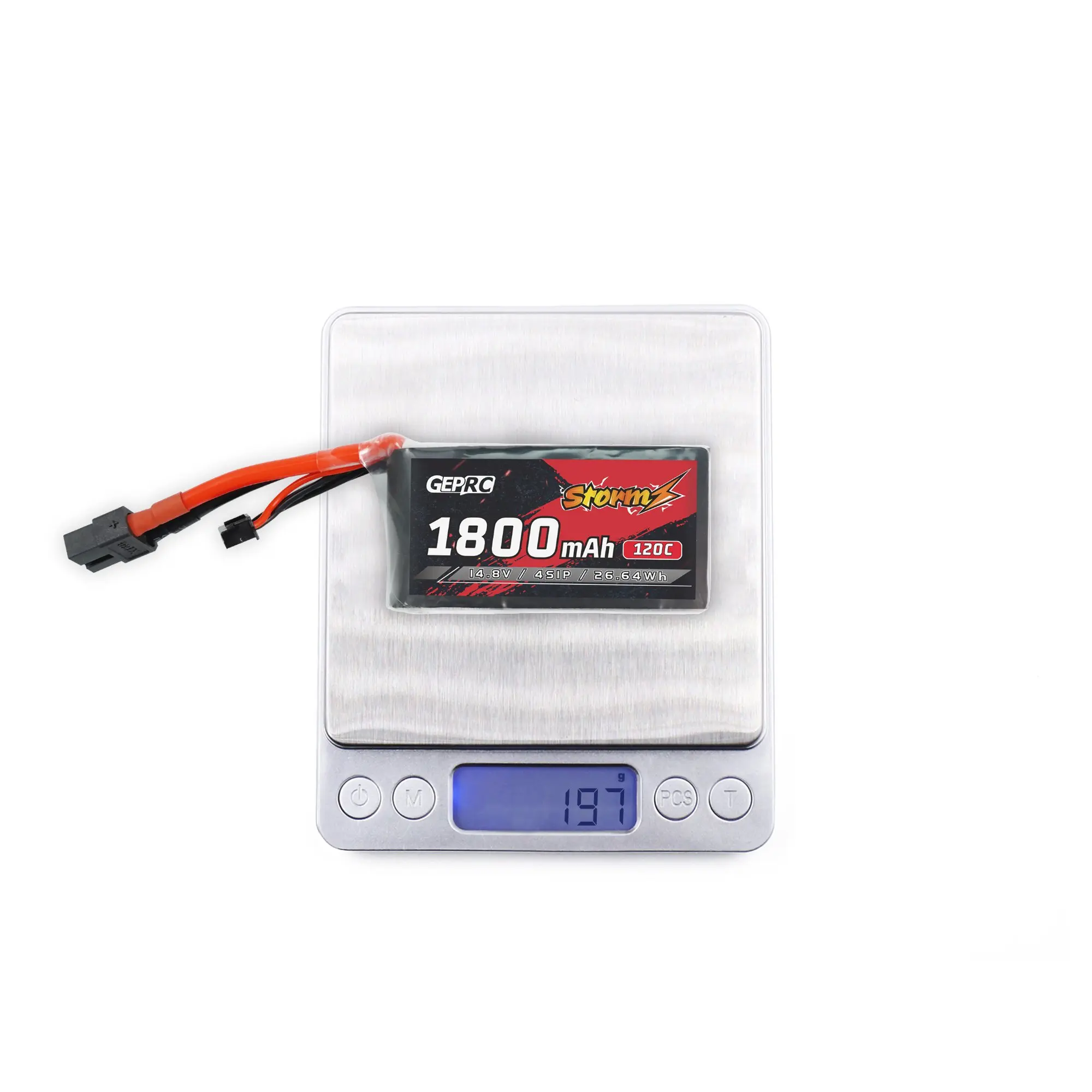GEPRC Storm 4S 1800mAh 120C Lipo Battery, GEPRC Sromm 1800mAh 120 IA-8V aSIP 26.