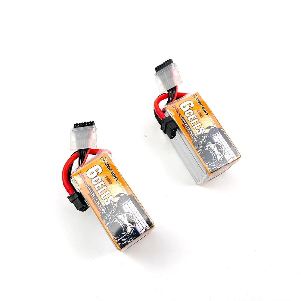DarwinFPV 6S 1300mAh Battery - 110C Lipo Battery For Quadcopter Racing FPV Drone Battery 8 DarwinFPV 6S 1300mAh Battery, the battery will be completely destroyed if it is over-discharged once