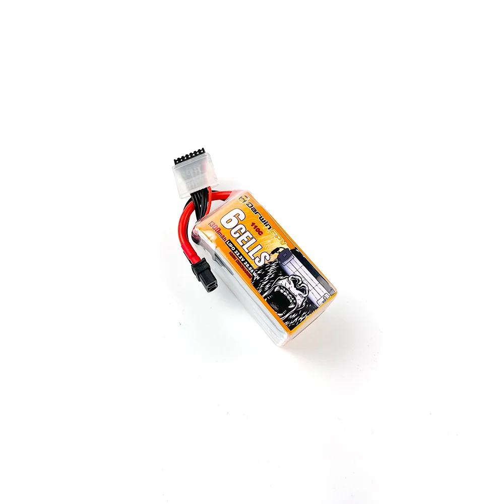 DarwinFPV 6S 1300mAh Battery - 110C Lipo Battery For Quadcopter Racing FPV Drone Battery 9 DarwinFPV 6S 1300mAh Battery, minimum voltage should not be less than 3.5 volts.