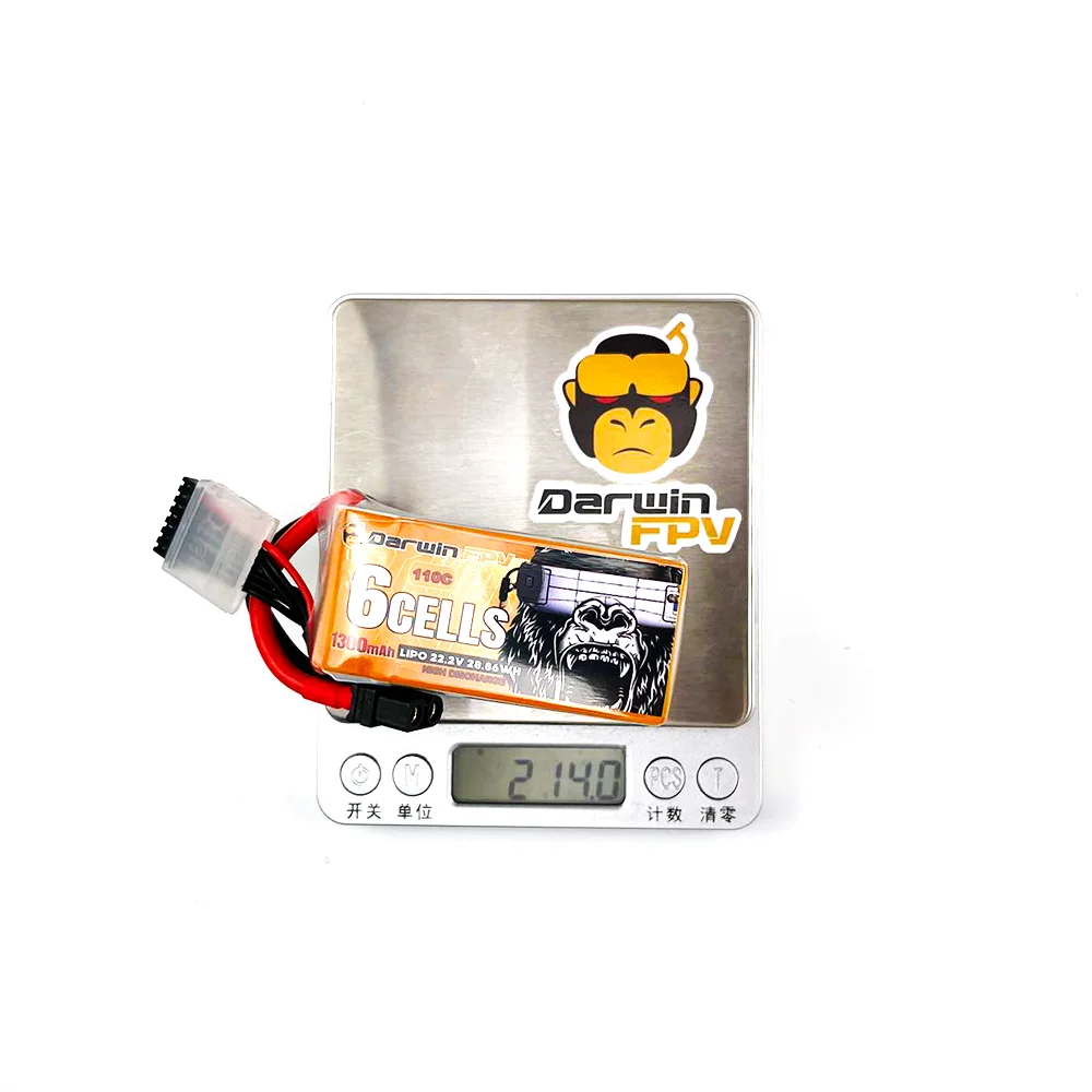 DarwinFPV 6S 1300mAh Battery - 110C Lipo Battery For Quadcopter Racing FPV Drone Battery 11 DarwinFPV 6S 1300mAh Battery, set the battery low voltage reminder on the ground station .