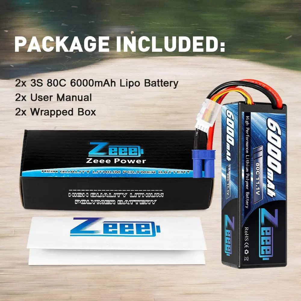 1/2Units Zeee 3S Lipo Battery, cell voltage between 3.2V4.2V) 4.