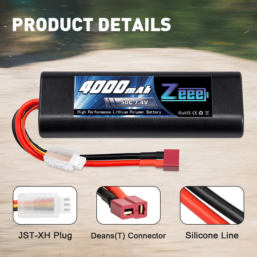 Qpbbzas ZCeeB 50C 7.4V Per formance