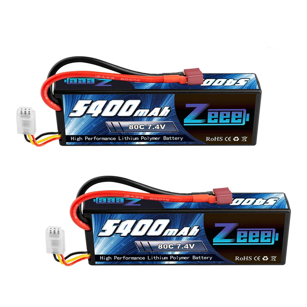 1/2units Zeee 5400mAh 80C 2S 7.4V Lipo Battery , &X UEEEZ 7 Eqopzat Z_eee]