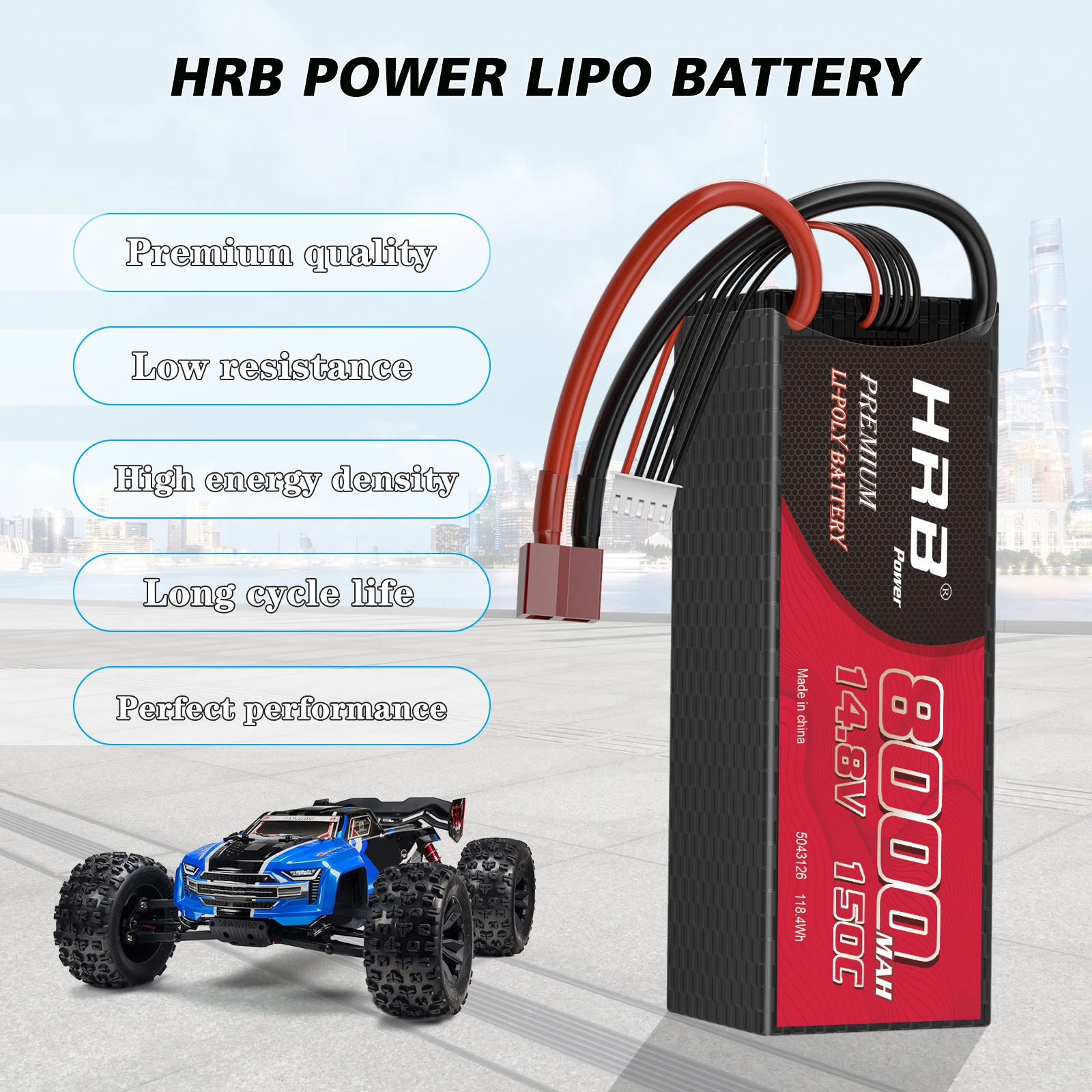 HRB RC Lipo 3S 4S 6S Battery, RC Parts & Accessories : Batteries - LiPo Quantity 