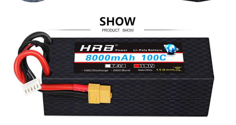 HRB Lipo 8000mah Battery, SHOW PRODUCT SHOW HRB Powcr LIpoi Det