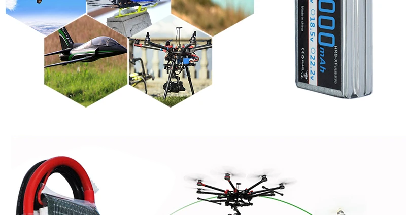 HRB Lipo 3S Battery, Deans T EC5 Female Helicopter Airplane Car Boat RC Parts