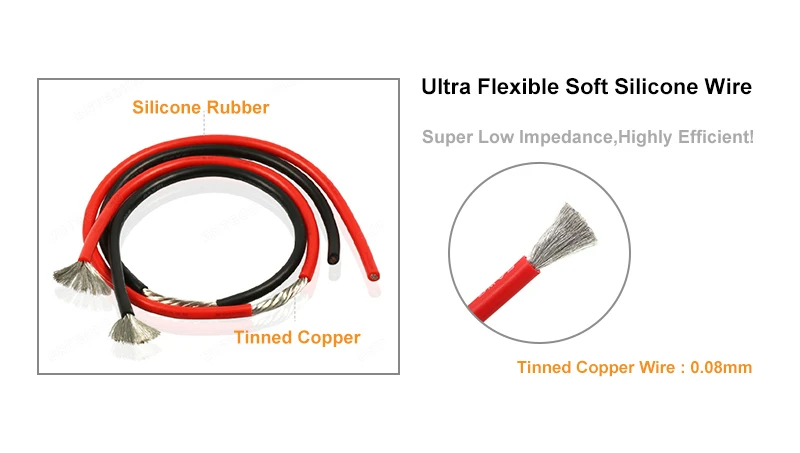 Youme 2S Lipo Battery, Ultra Flexible Soft Silicone Wire Silicone Rubber Super Low Impedance,Highly E