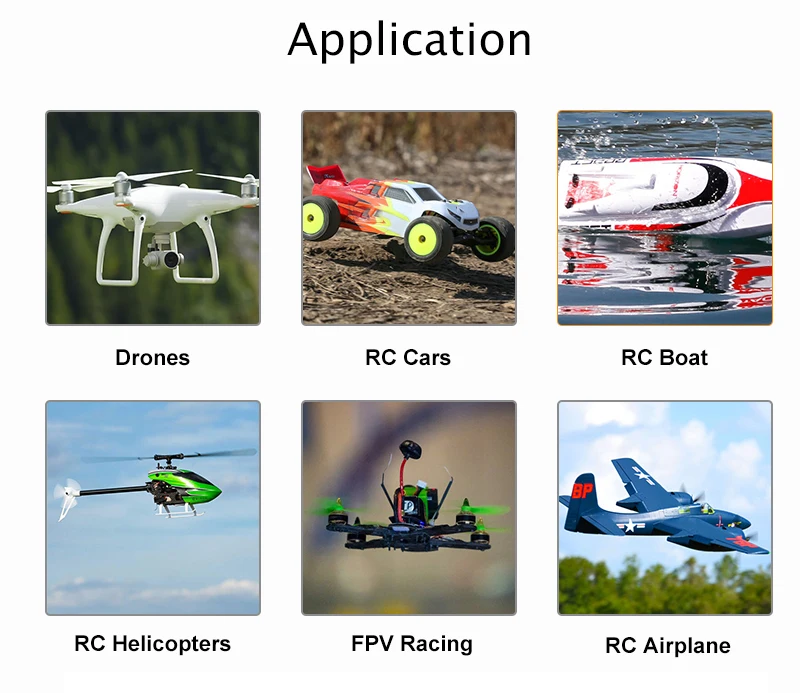 Youme 2S Lipo Battery, FPV Racing RC Airplanes . Application Drones RC Car