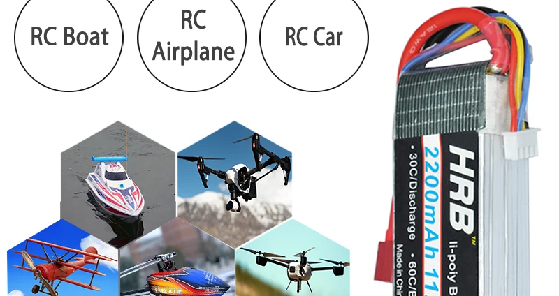 HRB 3S Lipo Battery, RC Parts & Accs : Batteries - LiPo Quant