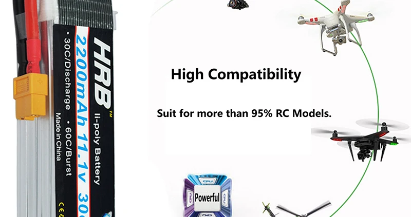 HRB 3S Lipo Battery, RC Parts & Accs : Batteries - LiPo Quant