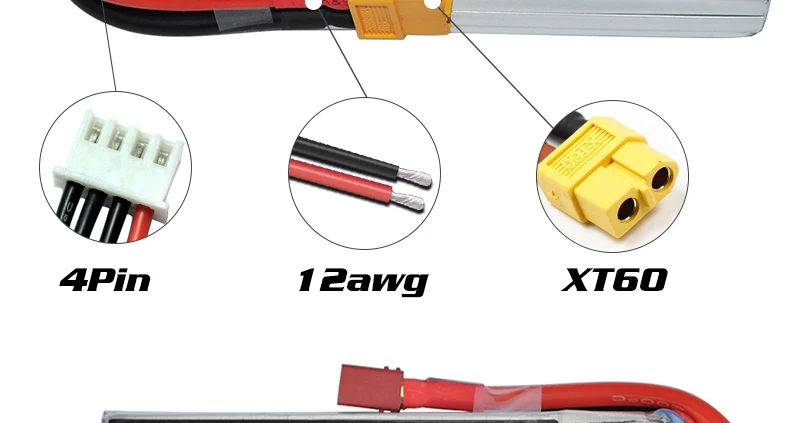 HRB 3S Lipo Battery, RC Parts & Accs : Batteries - LiPo Quant