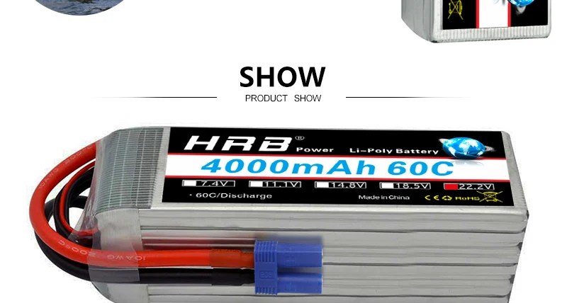 HRB 6S 22.2V Lipo Battery, SHOW PRODUCT SHOW HPZ Fowe Gattot 4ooo