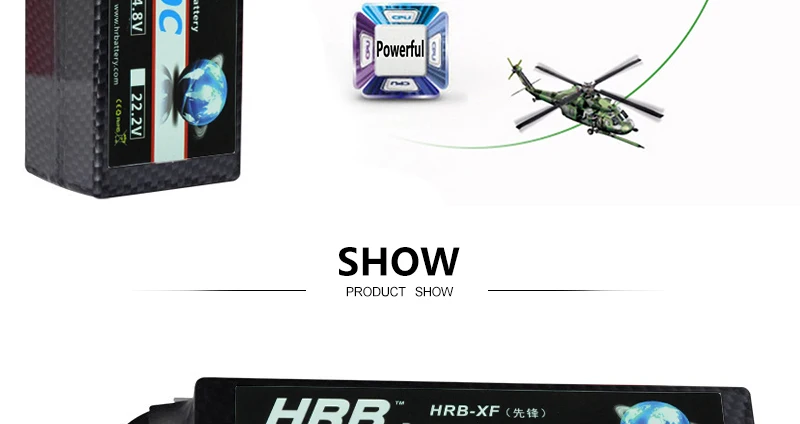 HRB Lipo Battery, AKKU Charged Rechargeable Powerful Li-Polymer Accessories Continuous Rate 