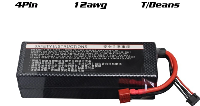 HRB Lipo Battery, miatu%1Zawg T/Deans SAFETY INSTRUC
