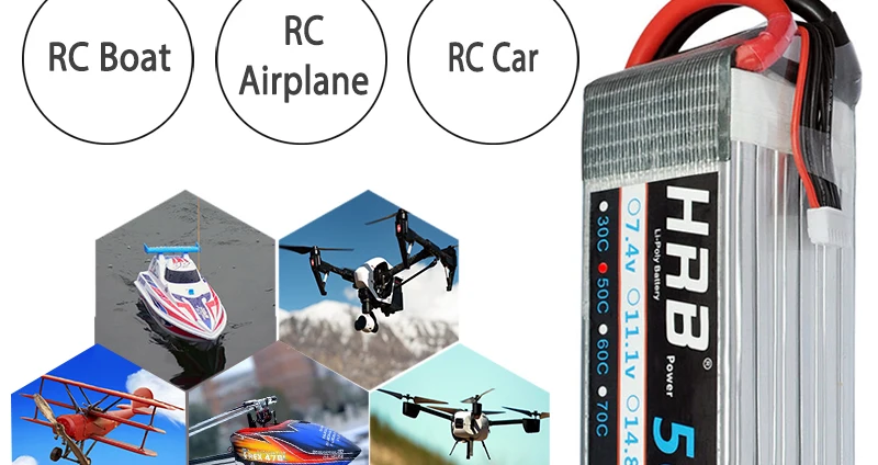 HRB Lipo Battery, FPV Airplanes Helicopters Car Boat Truck Parts .